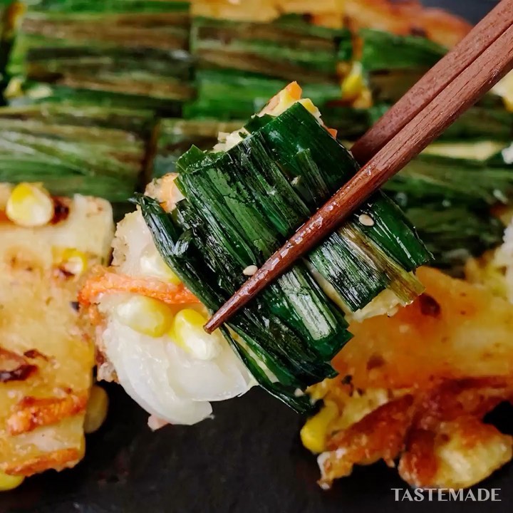 Tastemadejapan シャキッもちっ とうもろこしチヂミ スマホアプリはレシピを簡単に探せるよ ダウンロードはプロフィールのurlをクリック 材料 Ciao Nihon