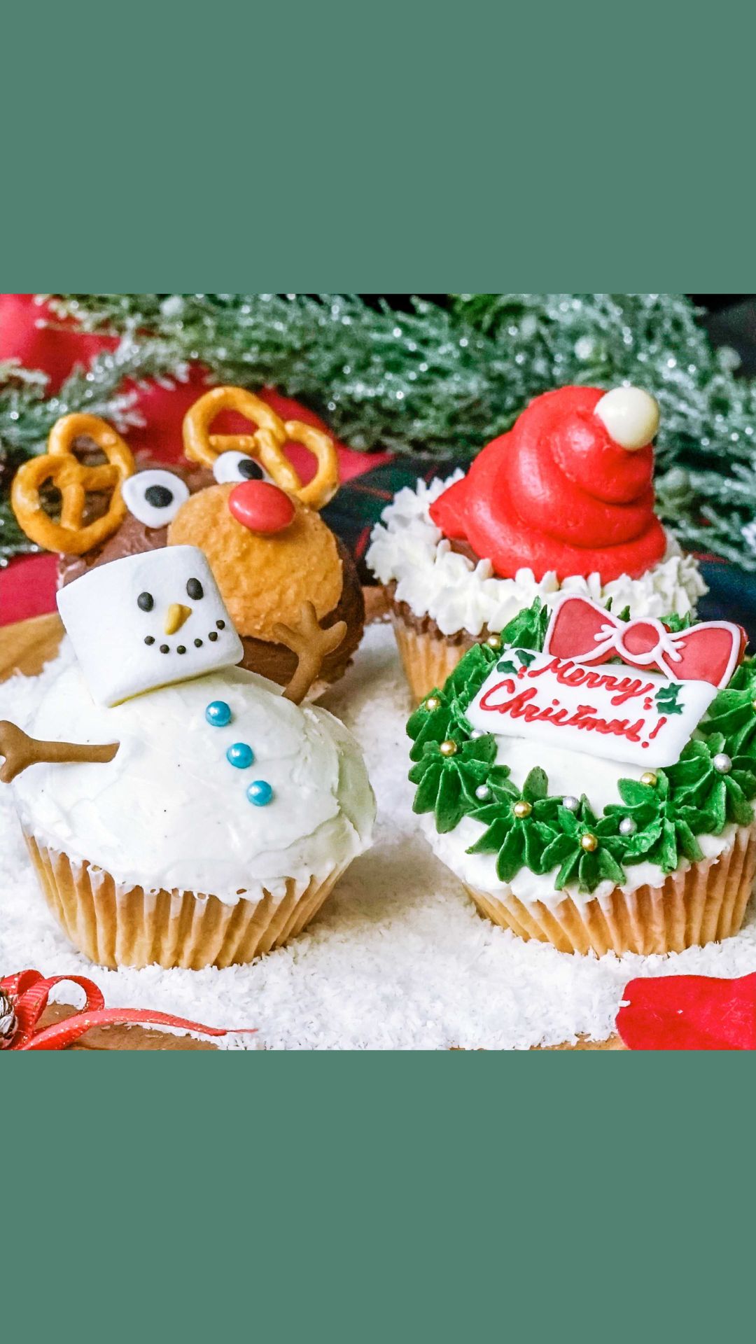 Tastemadejapan パーティで作ろ クリスマスカップケーキ4way 今日は 一工夫で簡単可愛いクリスマスのカップケーキをご紹介します 材料 サンタさん Ciao Nihon