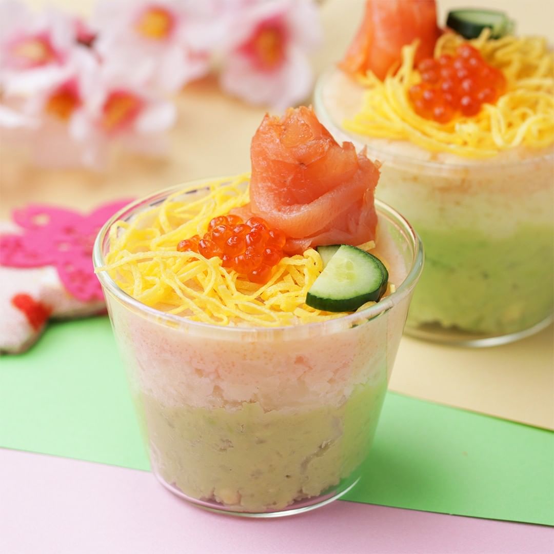 Tastyjapan ひな祭りに3色ポテトサラダ 可愛い美味しい 3 Layered Mashed Potato Salad For Hinamatsuri ㅤㅤㅤㅤㅤㅤㅤ Ciao Nihon