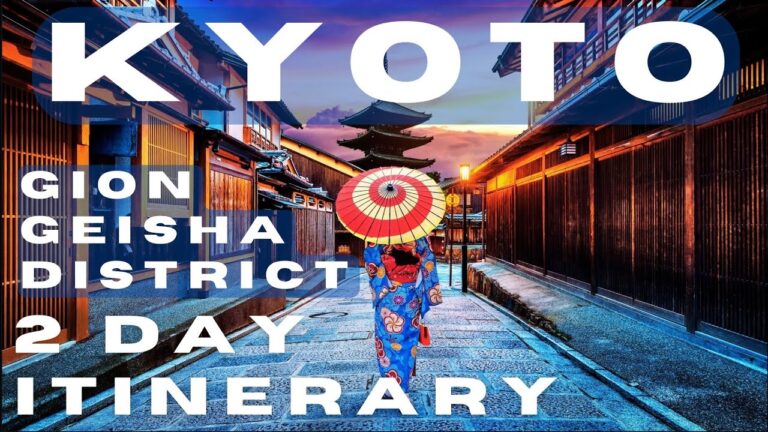 Kyoto in 2 days!  Best temples | Shrines | Nishiki market - Where to stay?  Gion Geisha district