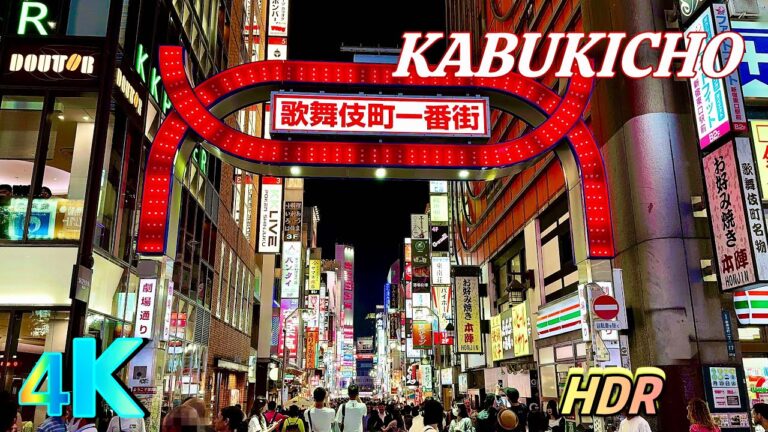 【4K HDR】Kabukicho Night Walk - Shinjuku, Tokyo, Japan (歌舞伎町• 東京)🇯🇵
